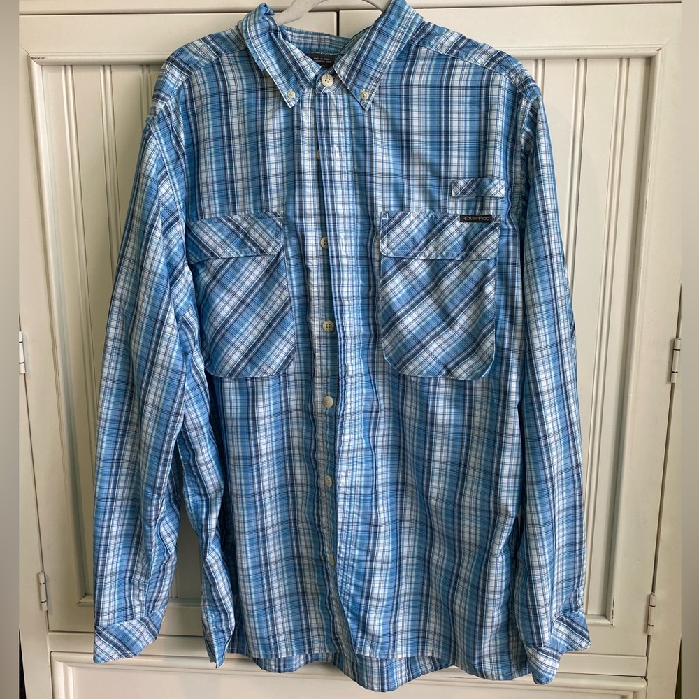Light weight, outdoor button down shirt.